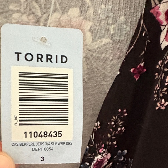 Torrid Mini Jersey Wrap Dress - Picture 4 of 9